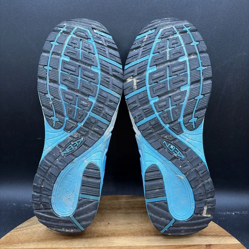 Keen Versago Women's Size 10 Hiking Shoes Sneaker Grey Blue Low Top 1016854